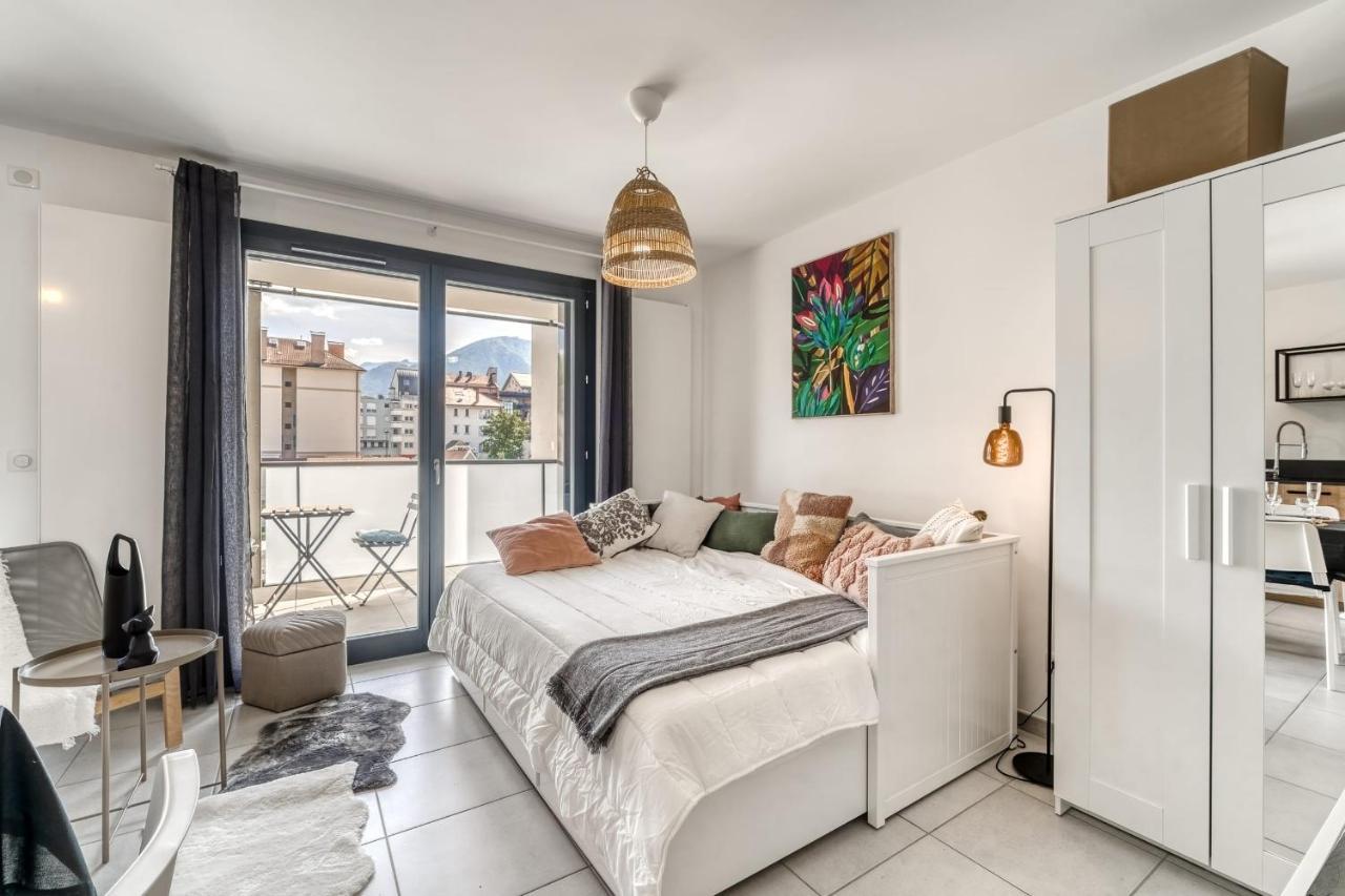 Emergence - Beautiful Studio For 2 People Balcony And Garage アヌシー エクステリア 写真
